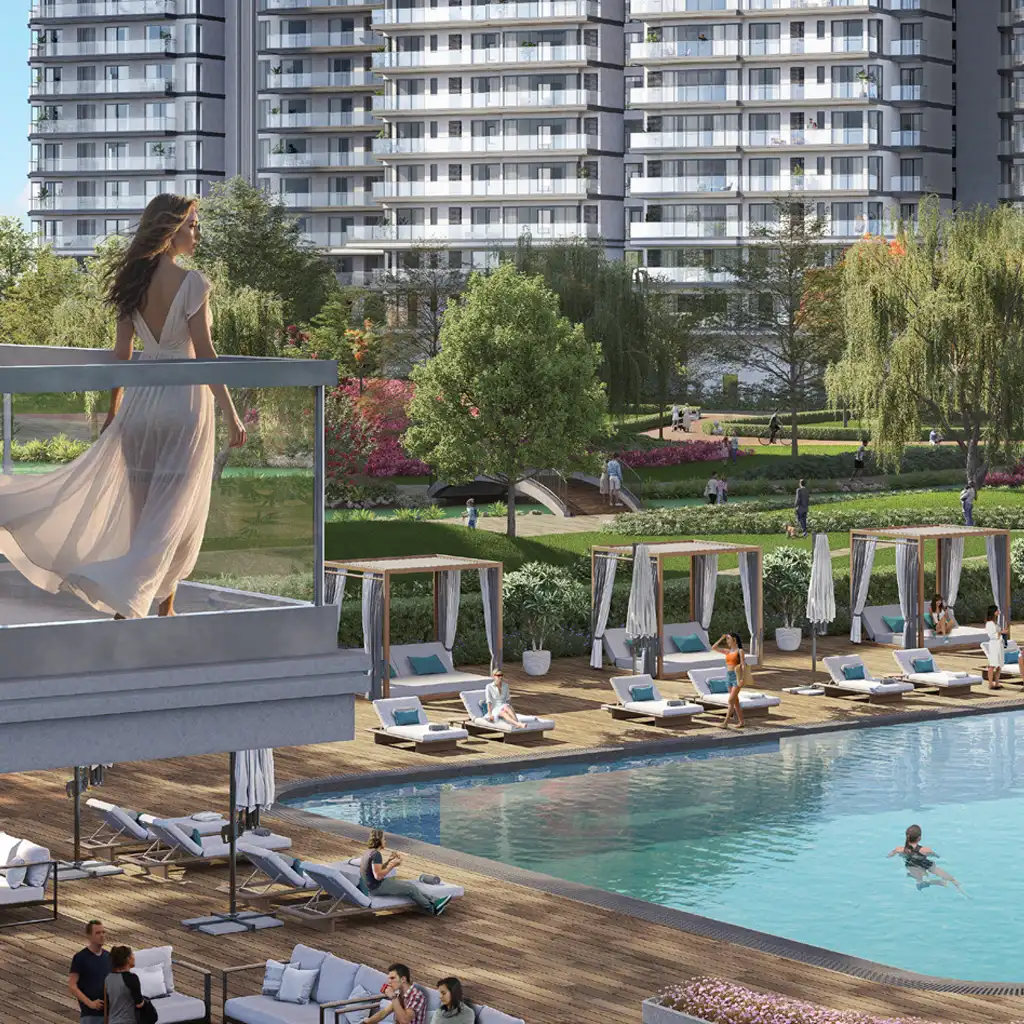 Emaar Serenity Hills highlight vector